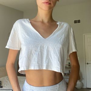 BDG Cream crop top